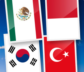 MIST-Länder: Mexiko, Indonesien, Südkorea, Türkei