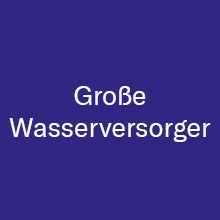 Benchmarking Wasser große Wasserversorger