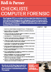 Checkliste Computer Forensic PDF