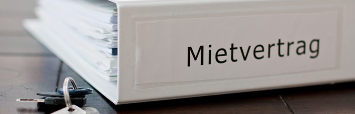 Banner Mietvertrag