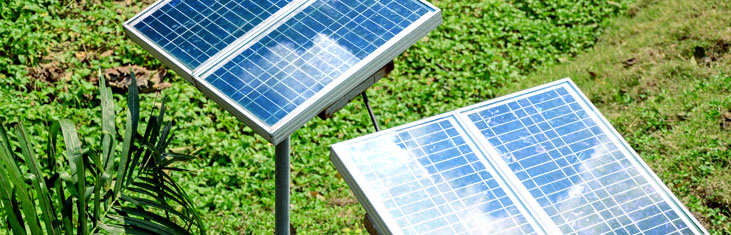 Banner Solarzellen