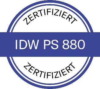 IDW_PS_880 Zertifikat