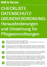 Checkliste Datenschutzgrundverordnung