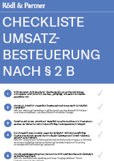 Checkliste Umsatzbesteuerung § 2 b