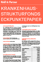 Krankenhausstrukturfonds Eckpunktepapier