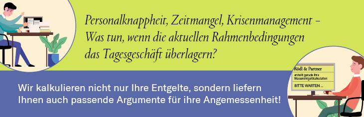 Banner Entgeltkalkulation