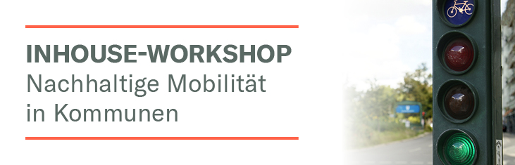 Banner Inhouse Workshop Nachhaltige Mobilität in Kommunen